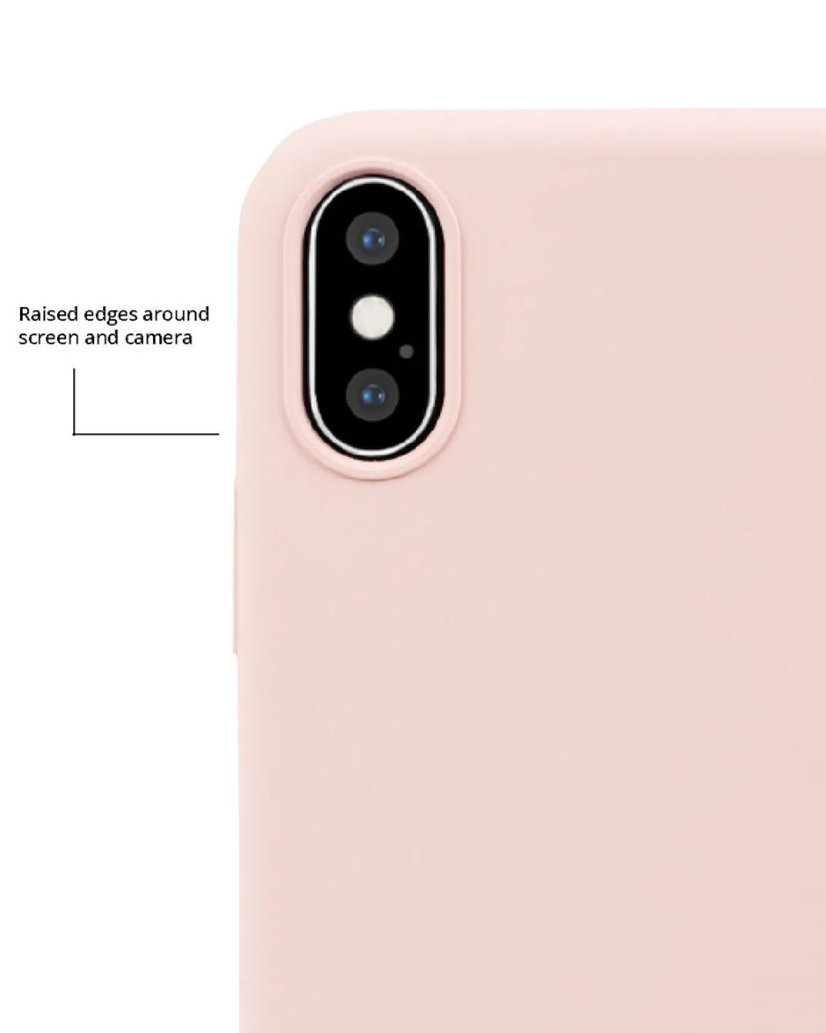 Holdit mobildeksel i silikon til iPhone X og XS
