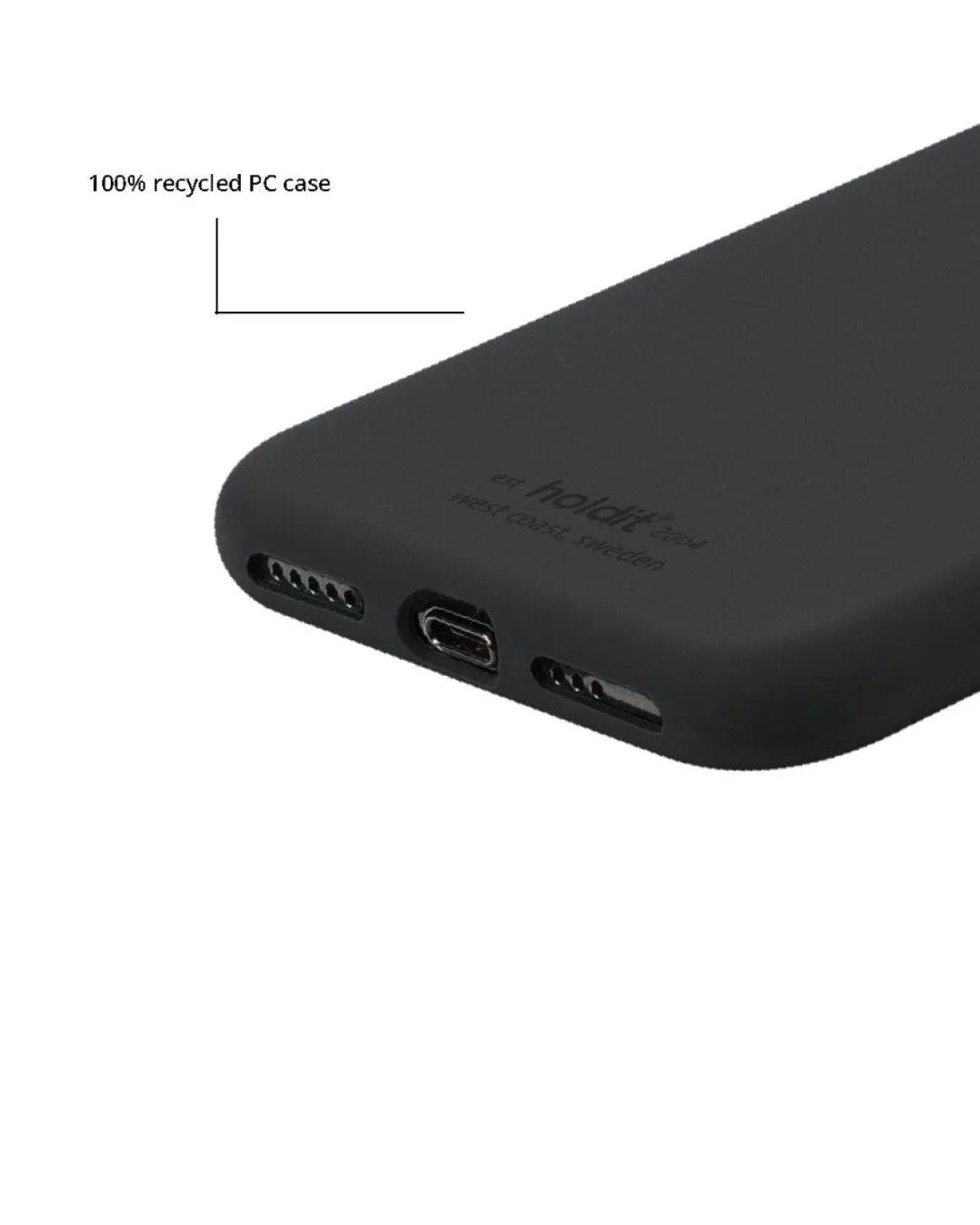 Holdit mobildeksel i silikon til iPhone X og XS