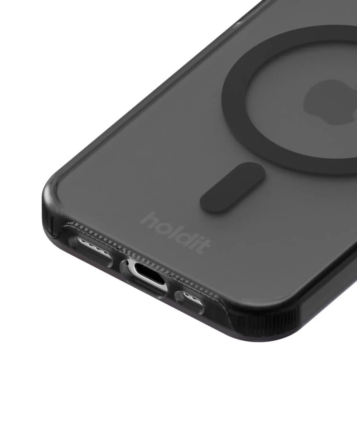Holdit Transparent Case MagSafe iPhone 16e mobildeksel