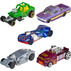 Hot Wheels-biler, 5-pakning, usortert, fra 3 år