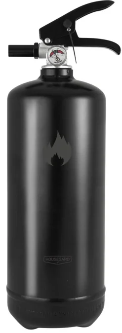 Houseguard lite brannslukningsapparat 2 kg, sort / hvitt