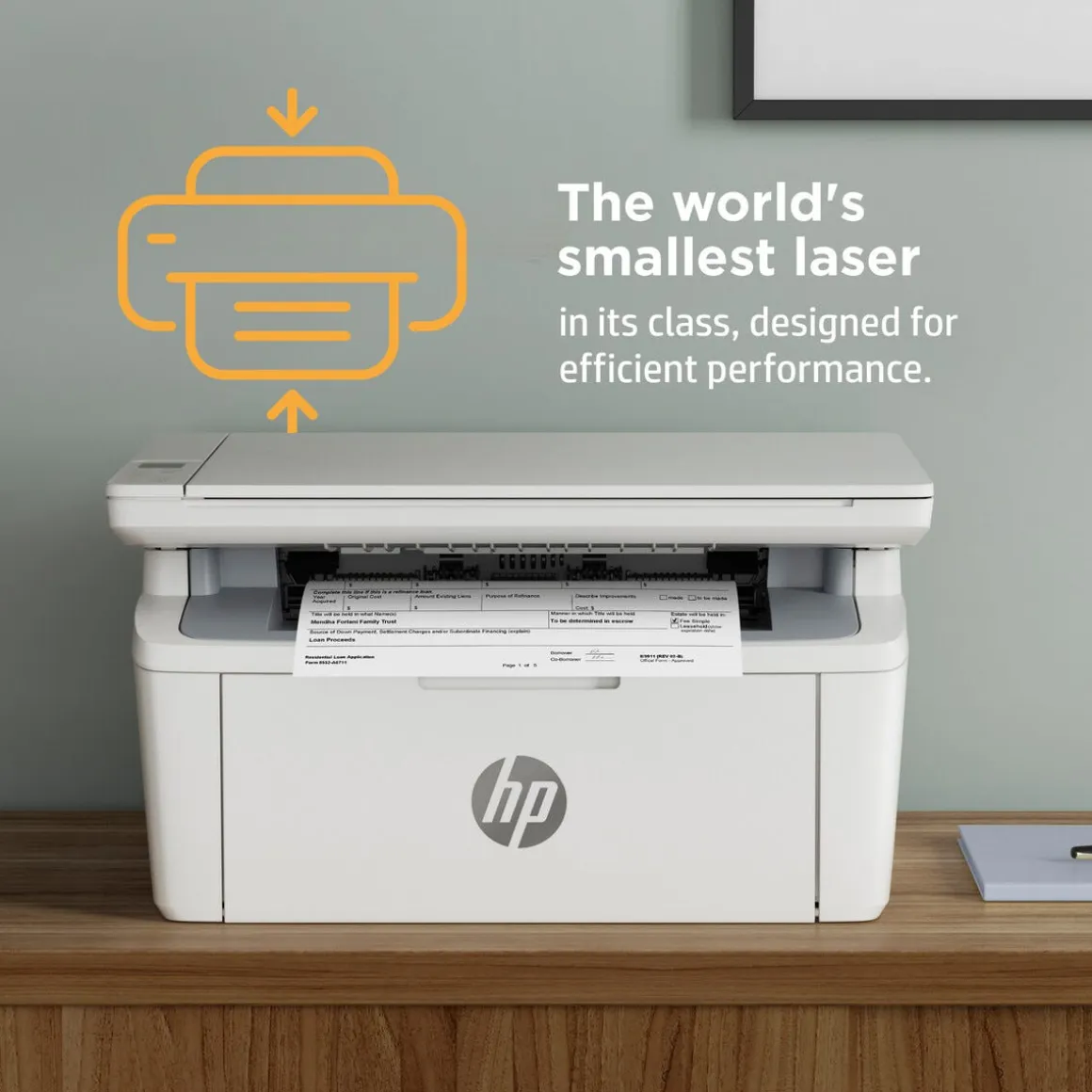 HP LaserJet M140w kompakt laserskriver svart-hvitt wifi