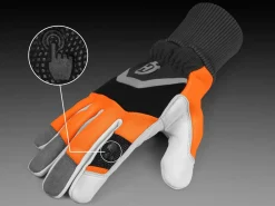 Husqvarna Functional hanske med sagbeskyttelse, skinn