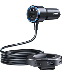 5-i-1 billader, 12 V, 24 V, USB-C og USB-A, 98 W