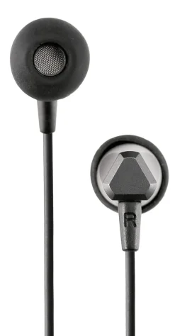 In ear-headset med mikrofon, USB-C, svart