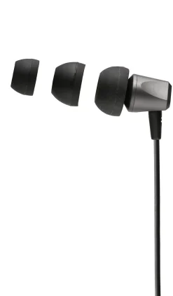 In ear-headset med mikrofon, USB-C, svart