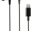 In ear-headset med mikrofon, Lightning, svart