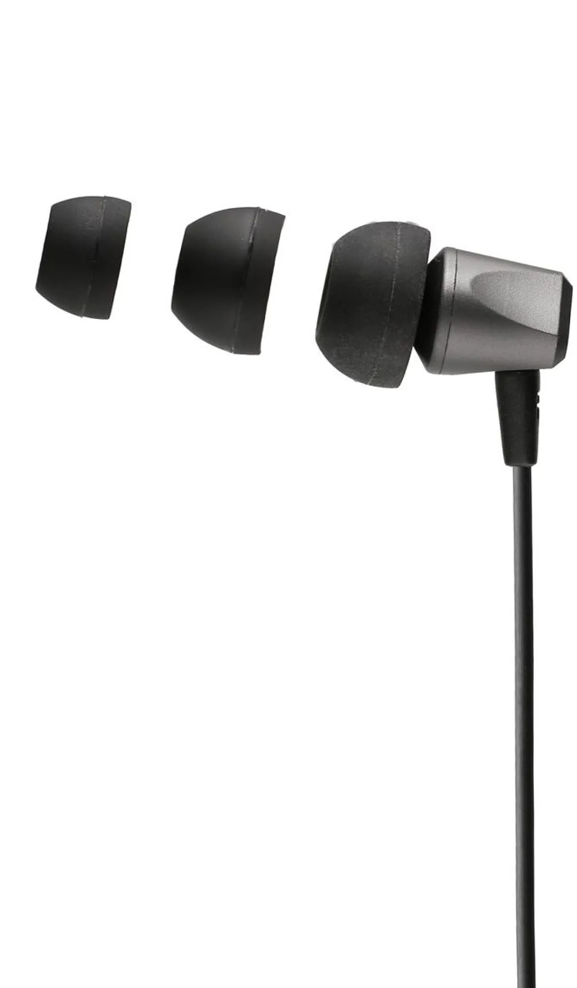 In ear-headset med mikrofon, Lightning, svart