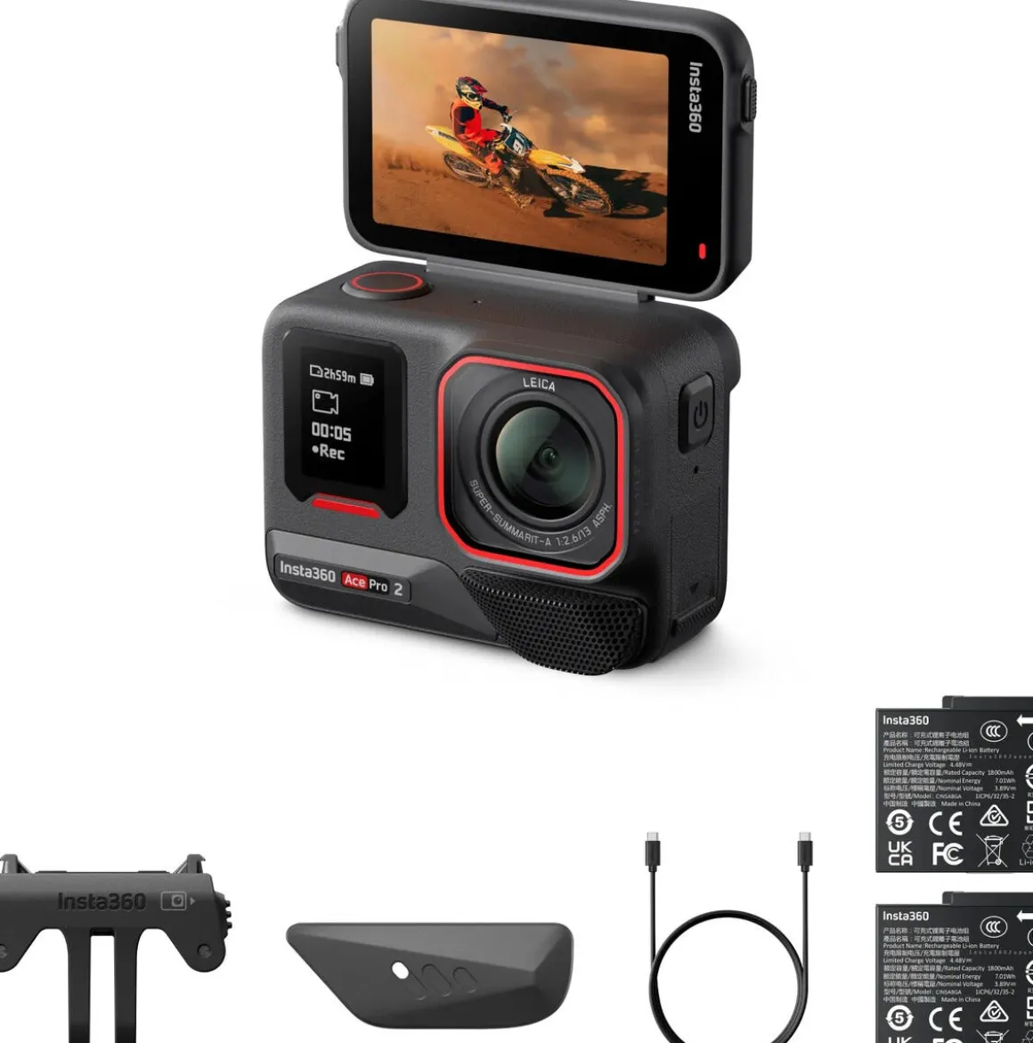 Insta360 Ace Pro 2 Dual Battery Bundle actionkamera 8K