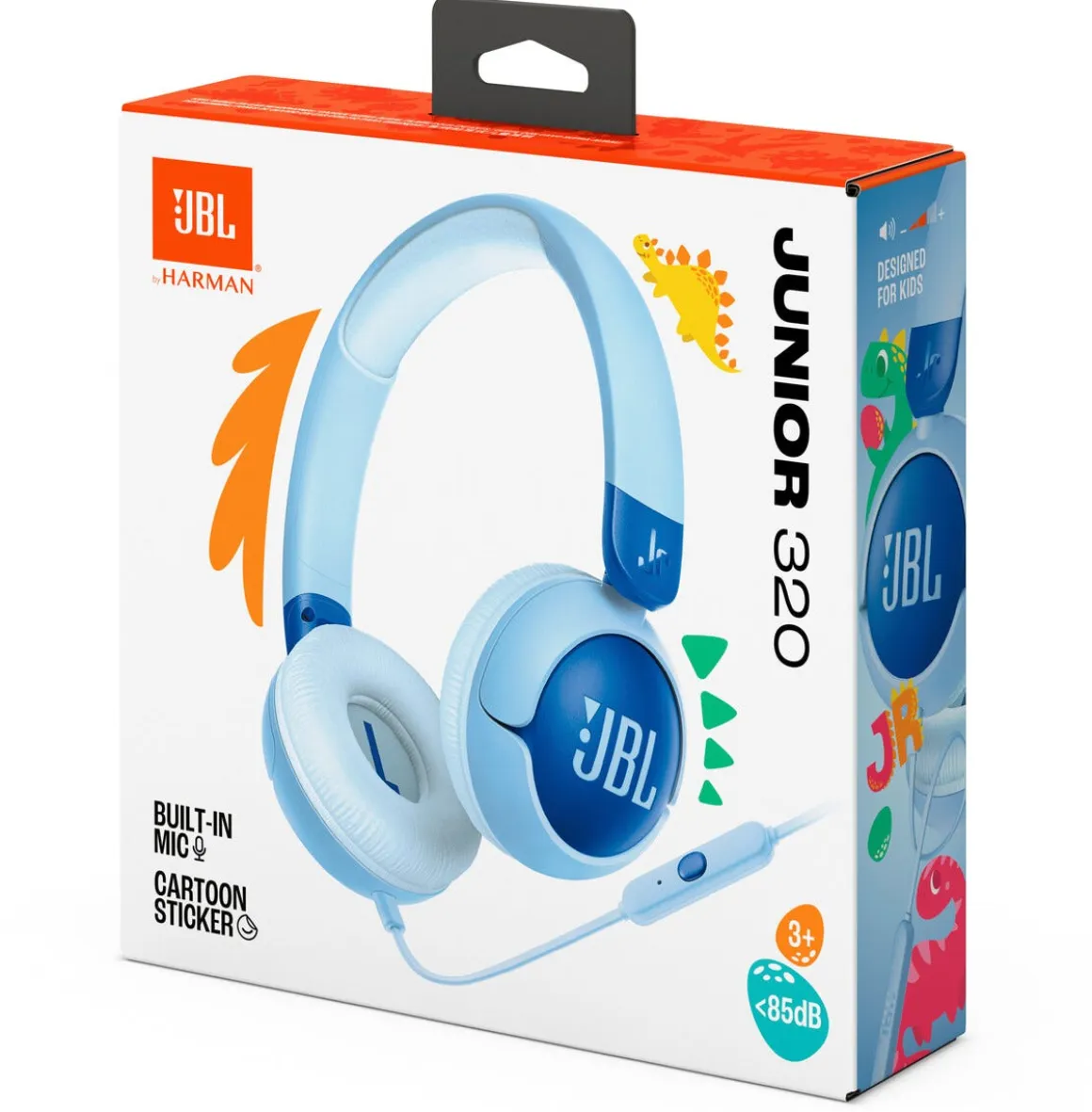 JBL Junior 320 on-ear-hodetelefoner for barn