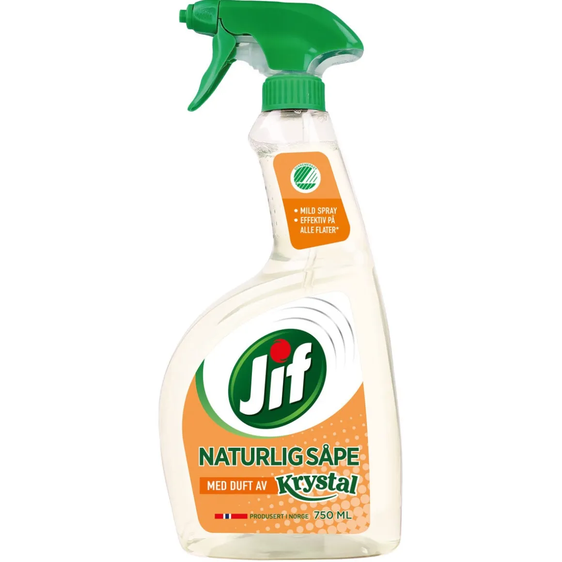 Jif Naturlig såpe Krystal spray, 750 ml