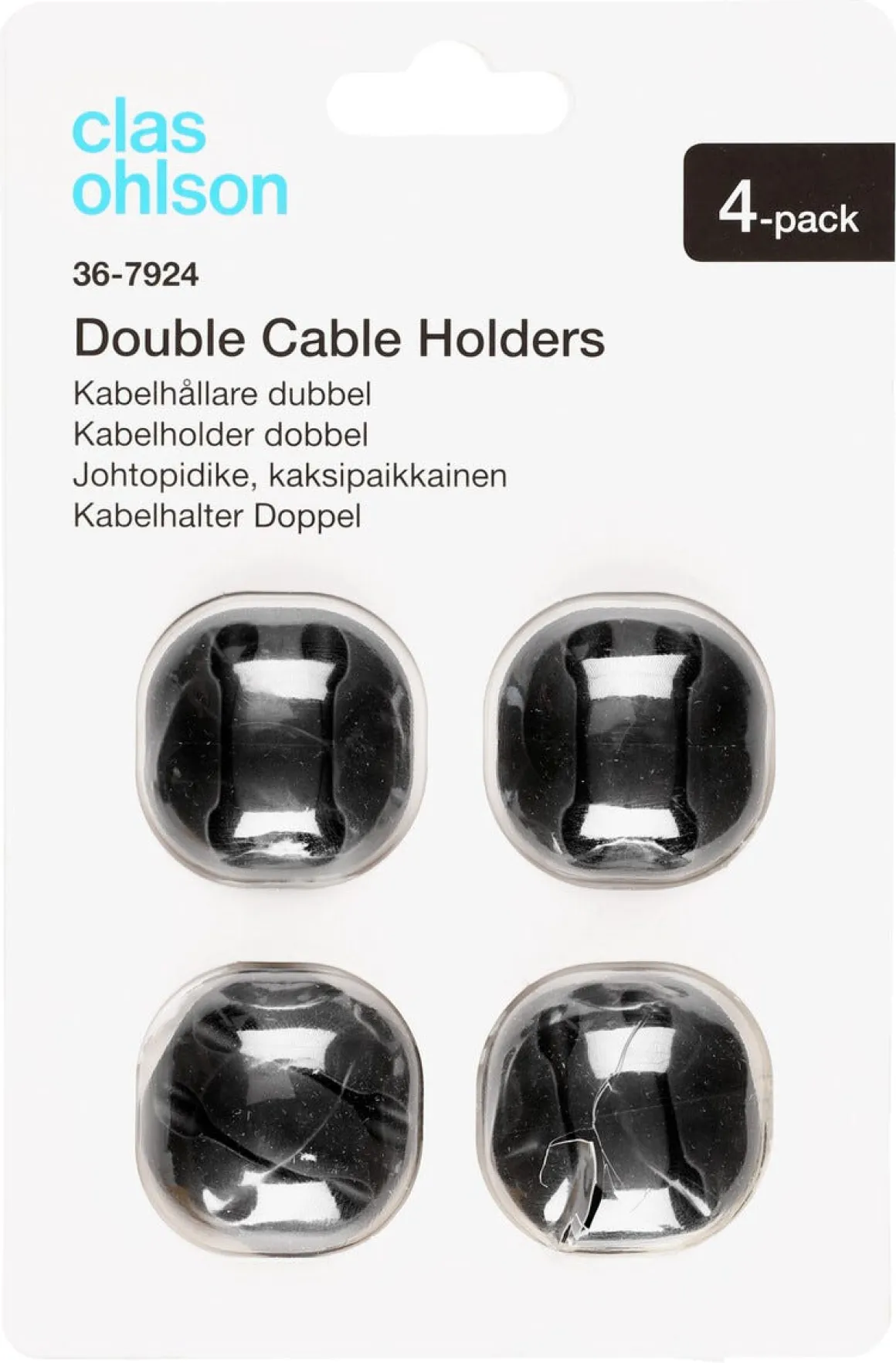 Kabelholder dobbel