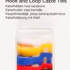 Kabelholder med borrelås, 5 stk/pk