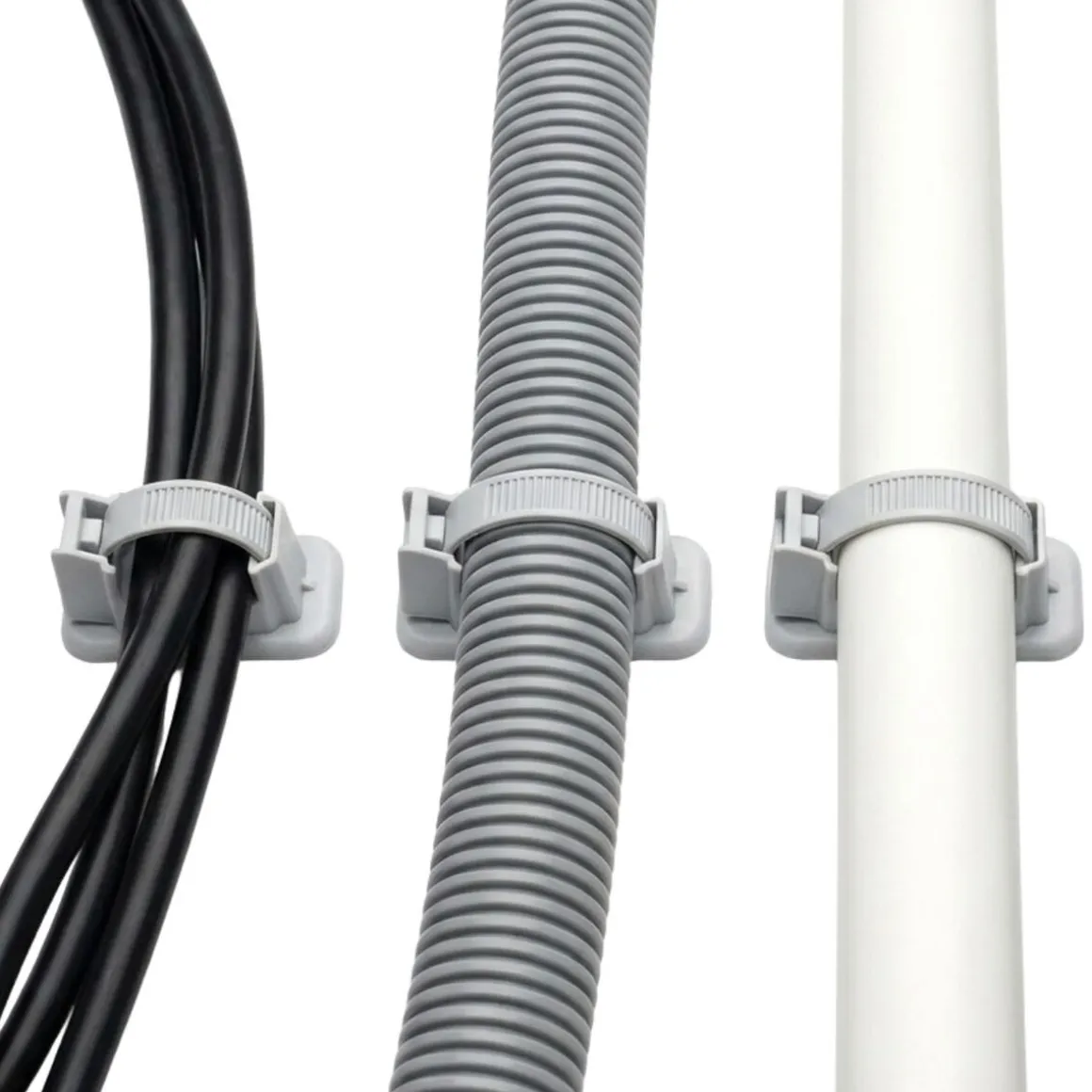 Klimatkoncept Drain Clip, slangeklemme 8–32 mm, 10-pakning