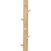 Knaggerekke vertikal, tre, 6 kroker, 48 cm