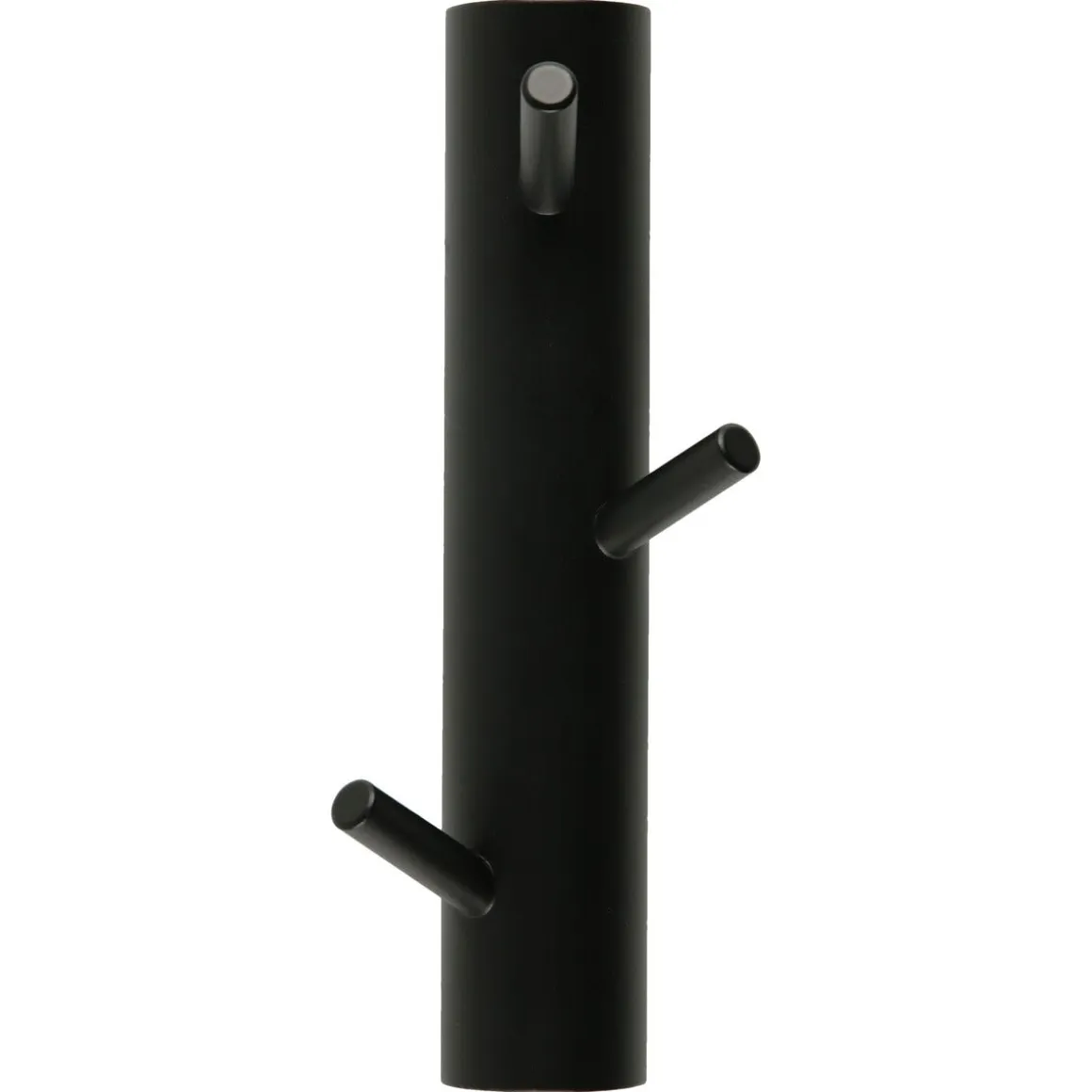 Knaggerekke vertikal, tre, 3 kroker, 24 cm
