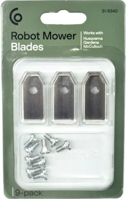 Kniver til Gardena, Husqvarna og McCulloch robotgressklippere