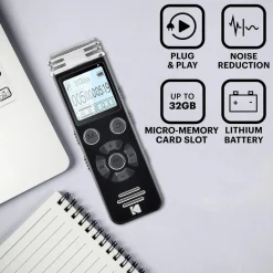Kodak diktafon VRC450 med USB-tilkobling