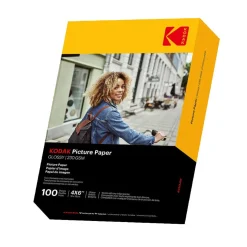 Kodak glanset fotopapir 10 × 15 cm 230 g, 100 ark