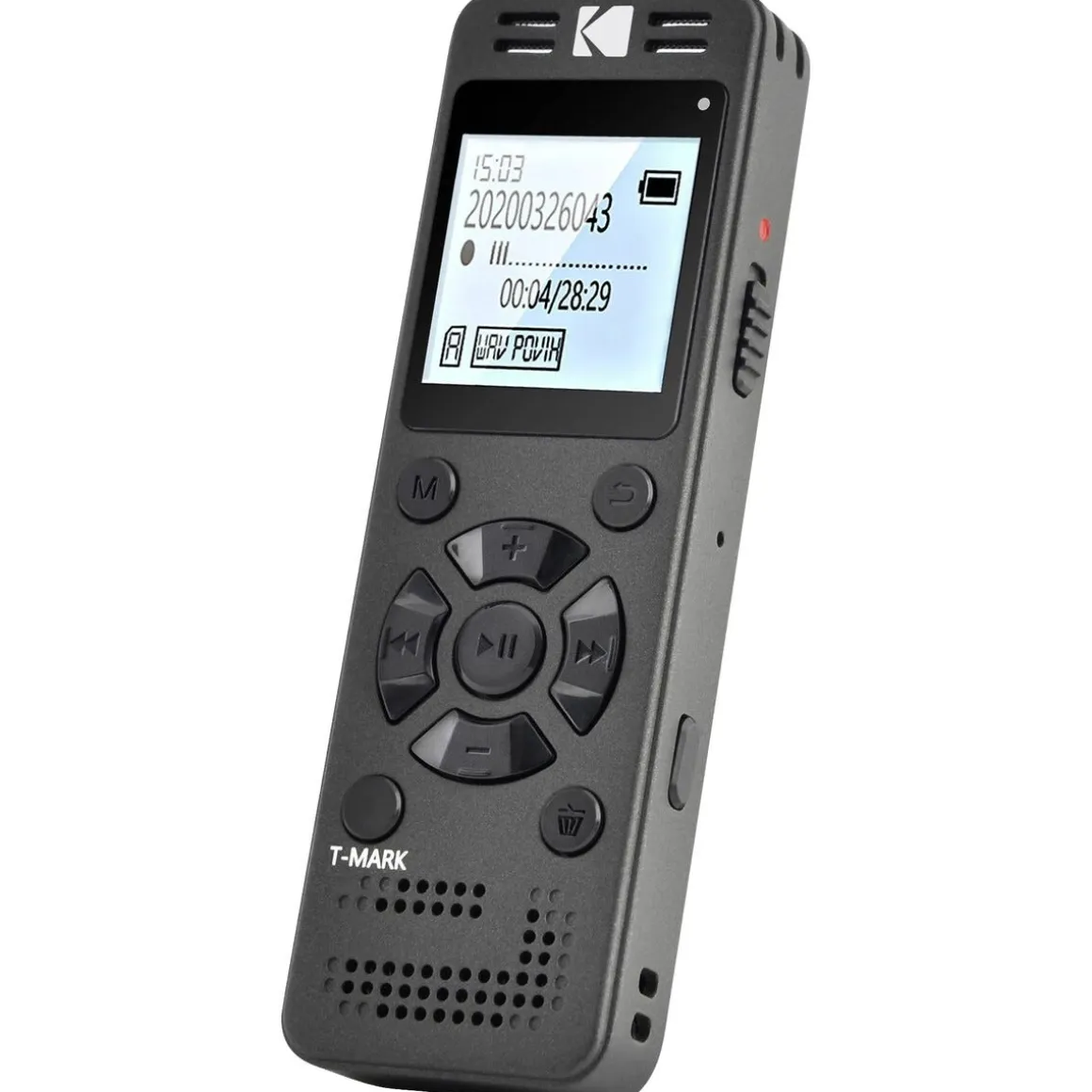 Kodak VRC350 diktafon oppladbar med USB-C