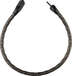 Kodelås for sykkel og motorsykkel, svart, 18 mm 1 m