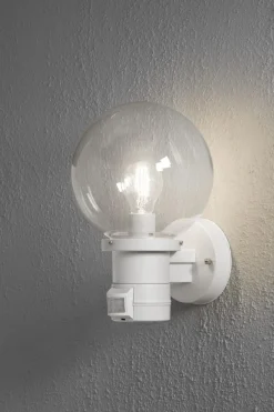 Konstsmide Nemi utelampe med kuppel IP44, sensor