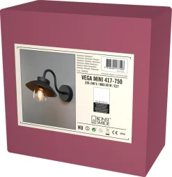 Konstsmide Vega Mini utelampe med skjerm IP44