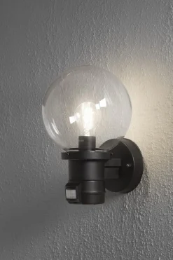 Konstsmide Nemi utelampe med kuppel IP44, sensor