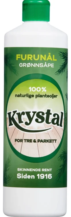 Krystal Furunål grønnsåpe tre og parkett 0,75 l