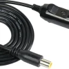 Ladekabel med 12V/24V kontakt til Cocraft Power Station, 1,2 m