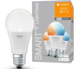 Ledvance Smart+WiFi dimbar LED E27 9 W, 3-pakning