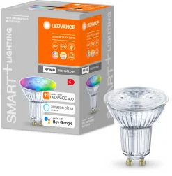 Ledvance Smart+ WiFi dimbar LED lyspære RGBW GU10 4,9 W