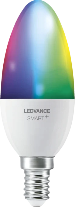 Ledvance Smart+ WiFi dimbar lyspære LED RGBW E14 4,9 W