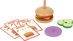 Lekesett hamburger i tre, 15 deler, fra 3 år