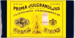 Liljeholmens juletrelys i stearin, 20 stk/pk