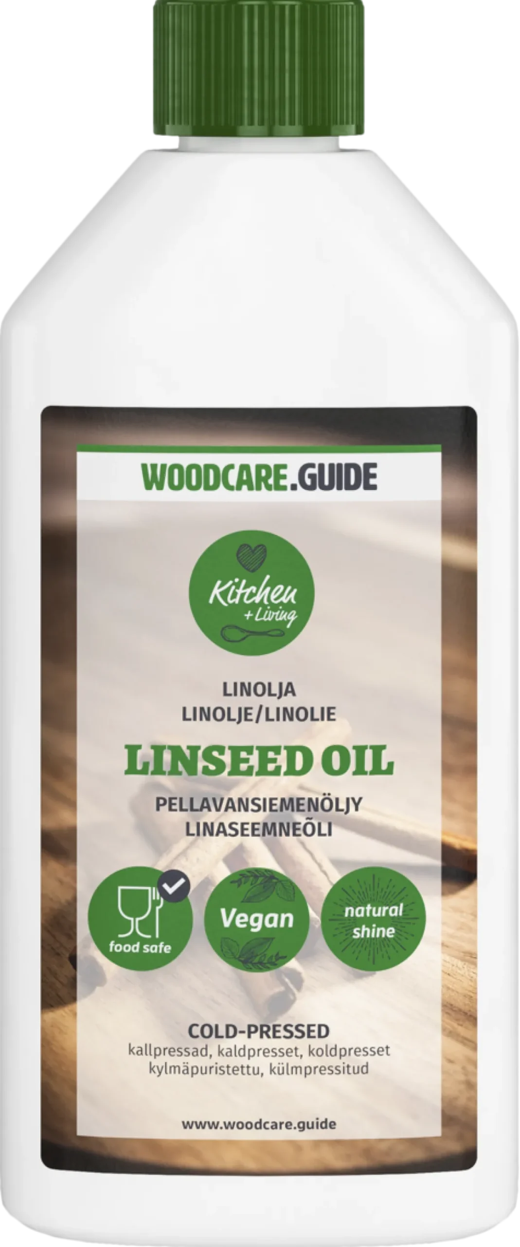 Linolje WoodCare.Guide innendørs, 250 ml