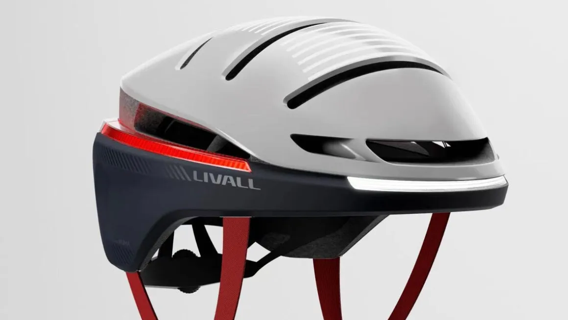 Livall EVO21 Commuter+ Smart sykkelhjelm, hvit
