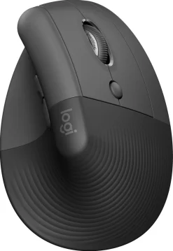 Logitech Lift Vertical Ergonomic Mouse, trådløs mus