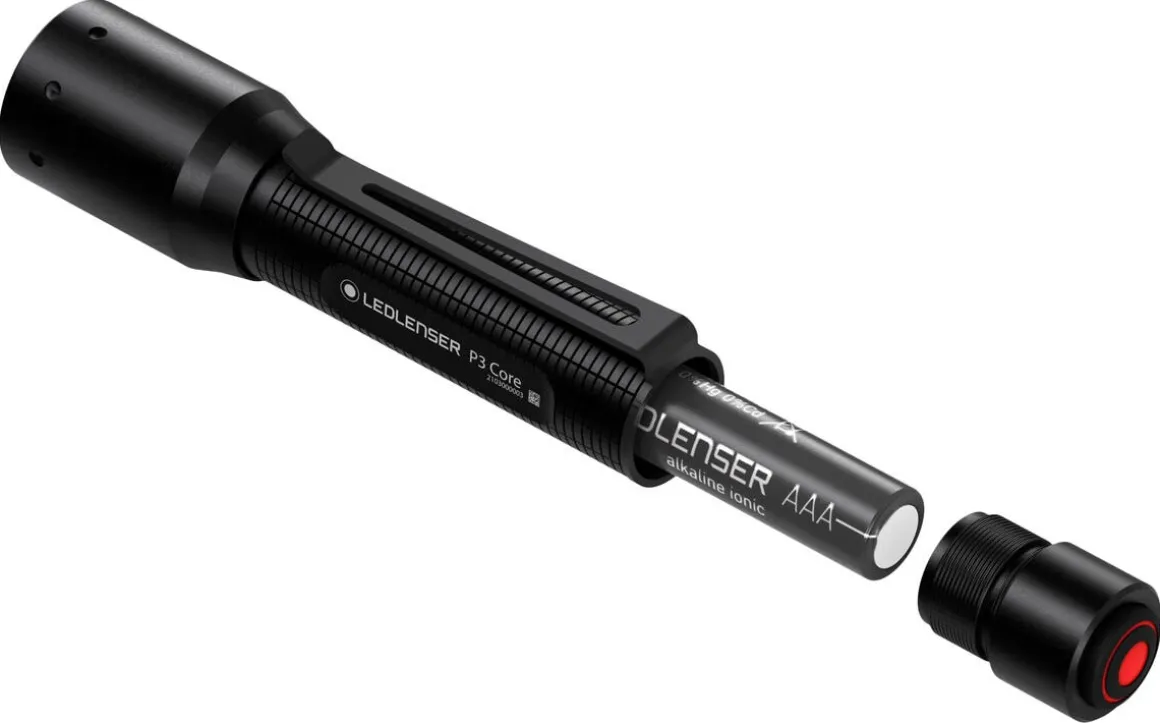 Lommelykt Ledlenser P3 Core, IP54, 90 lumen