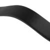 Lærhåndtak Levanto svart, 158 mm