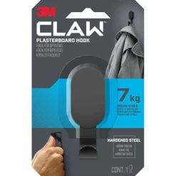 3M Claw krok for gipsvegg svart, 7 kg, 1-pakning
