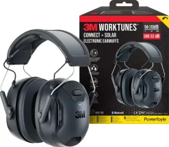 3M WorkTunes Connect + Solar hørselvern med Bluetooth