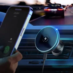 Magnetisk mobilholder til lufteventil, trådløs Qi2, 15 W
