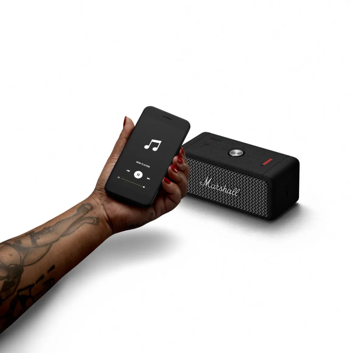 Marshall Emberton II trådløs Bluetooth-høyttaler, svart