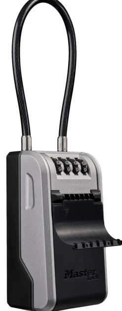 Masterlock nøkkelskap med kode og vaier