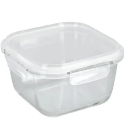 Matboks i glass kvadratisk 15 x 15 x 7,9 cm, 1 l