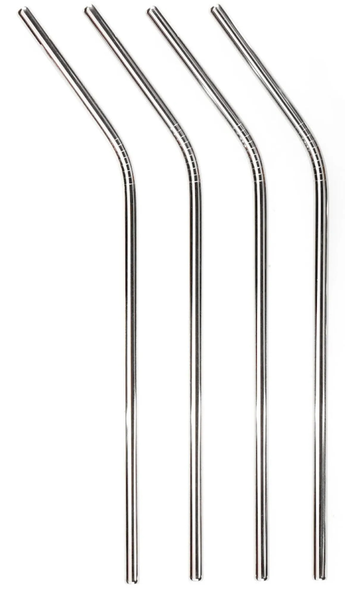 Metallsugerør, 4 stk/pk