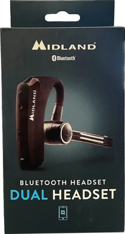 Midland Dual håndfritt headsett med Bluetooth