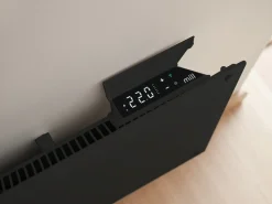 Mill Glass Smart wifi-varmeovn Gen. 4, svart, 700 W