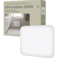 Mill Invisible panelovn med termostat